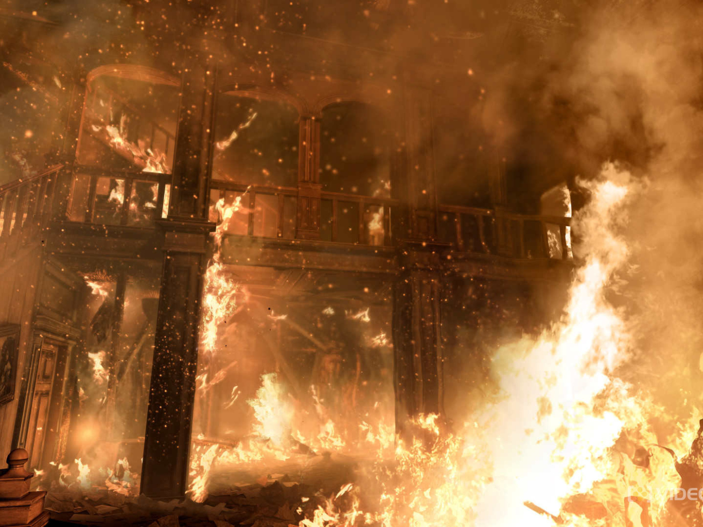 Thief: здание в огне