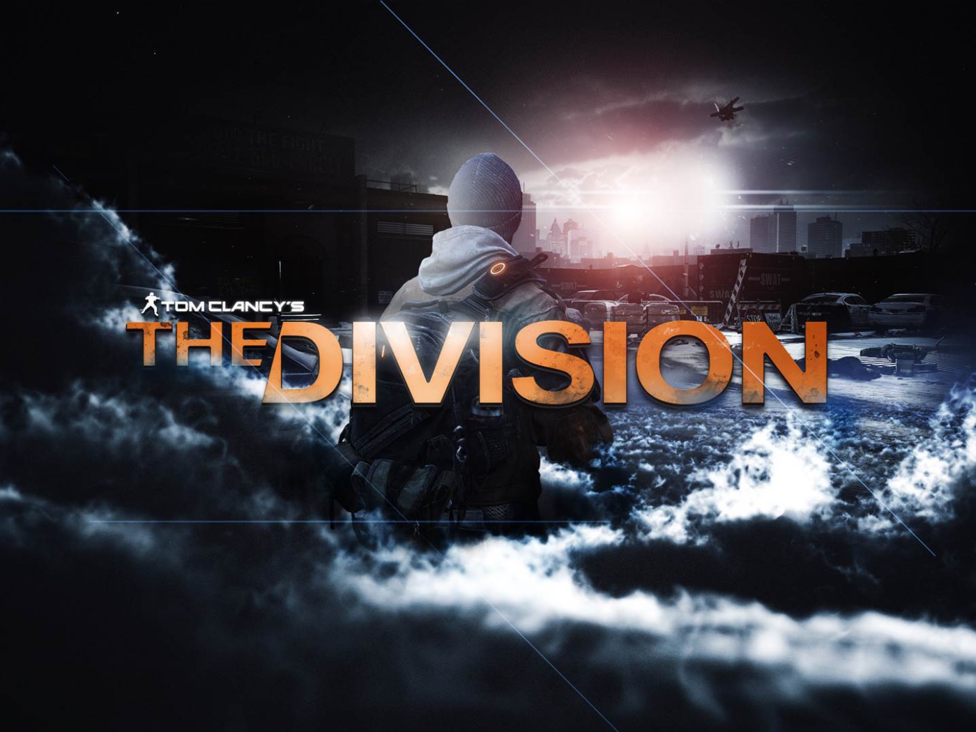 Tom Clancy's The division: герой наблюдает город