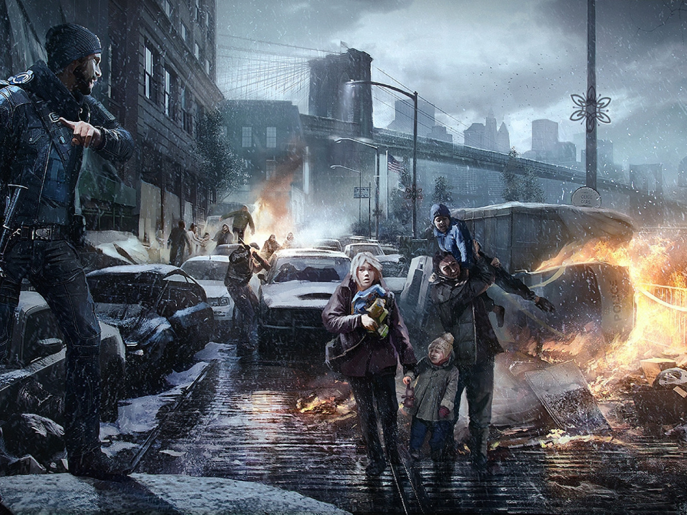 Tom Clancy's The division: сохранение гражданских лиц