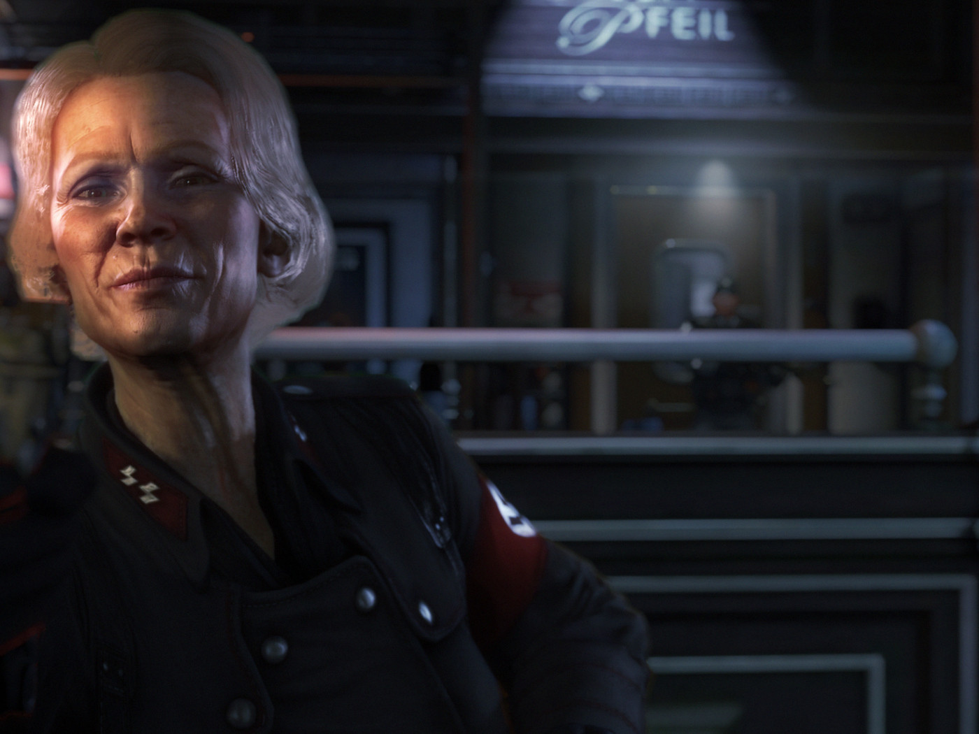 Wolfenstein New Order: фашистский офицер