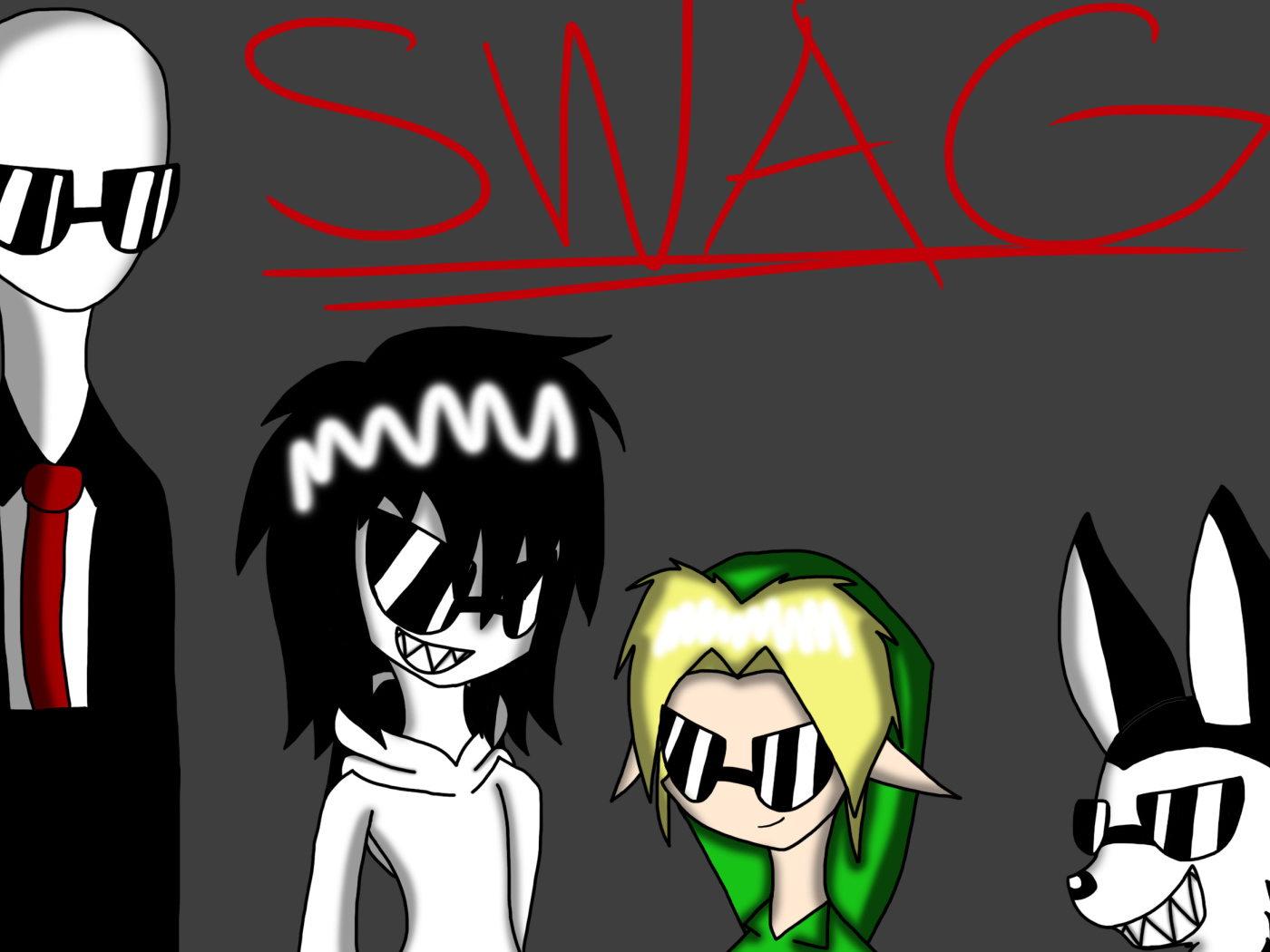 Рисунок с надписью swag