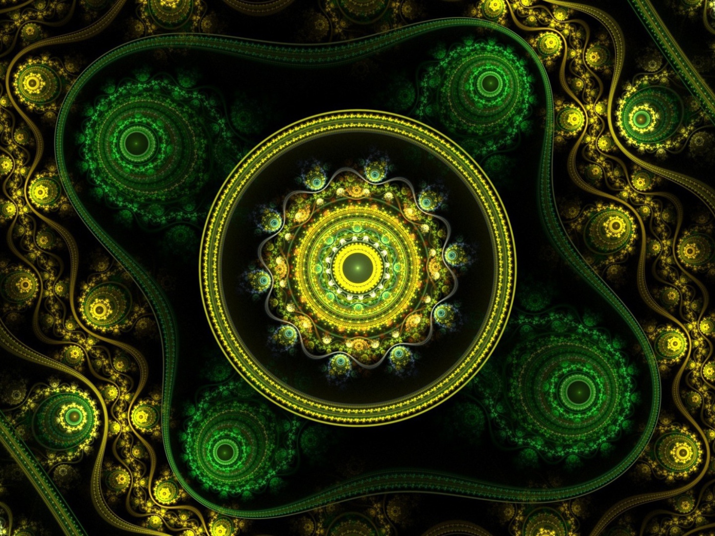 Зеленая абстракция