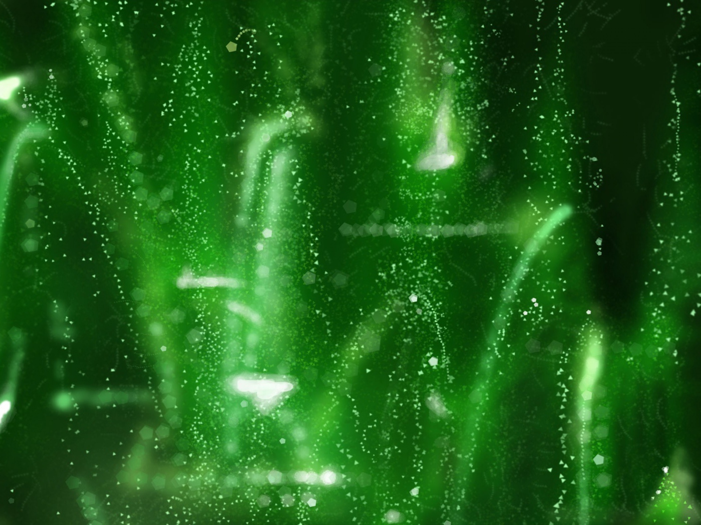 Зеленый фейерверк 