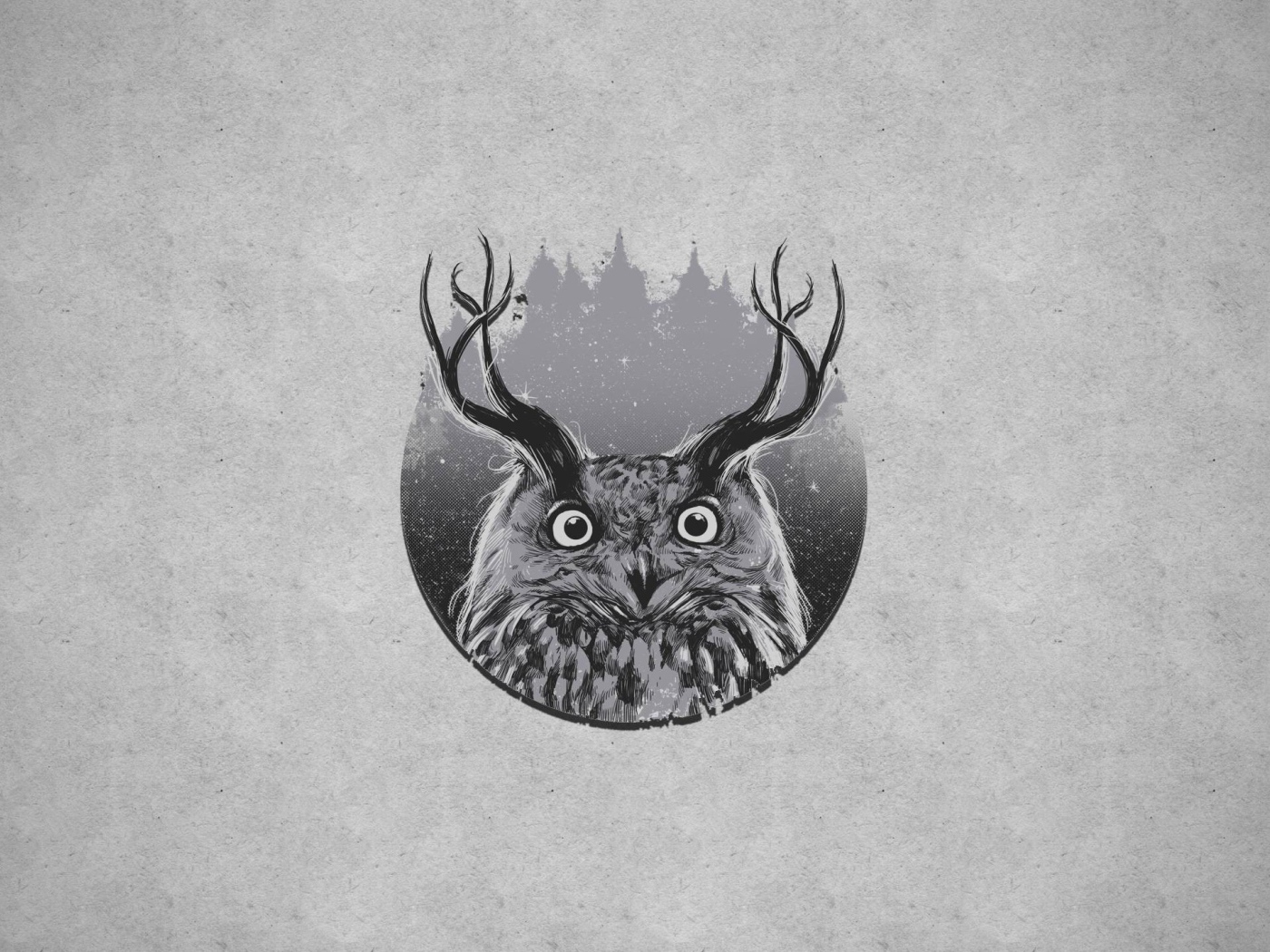 Сова с рогами