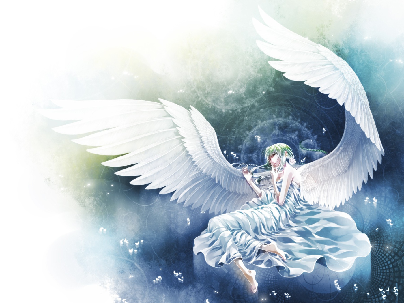 Ангел в белом платье