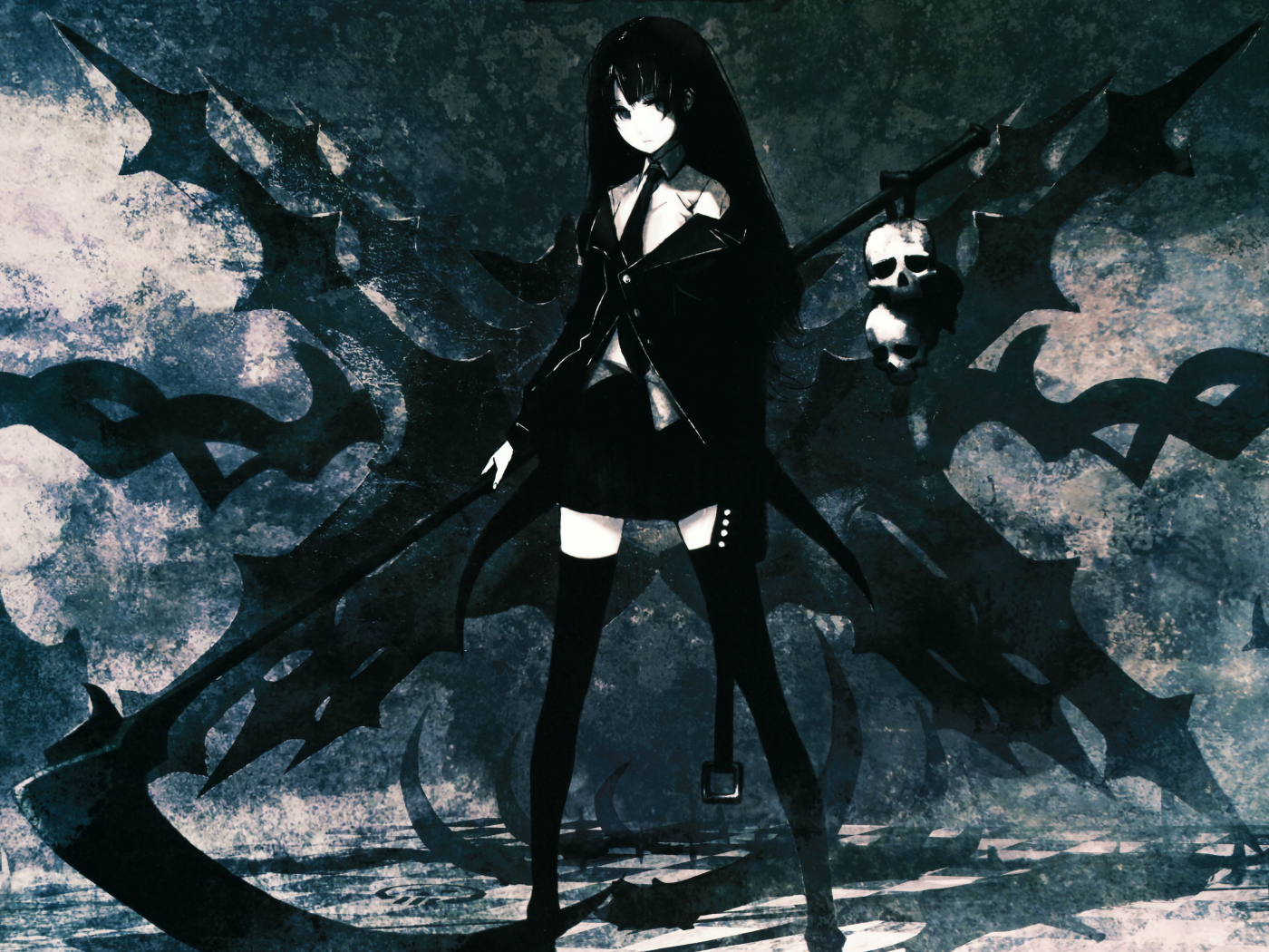 Черный демон аниме