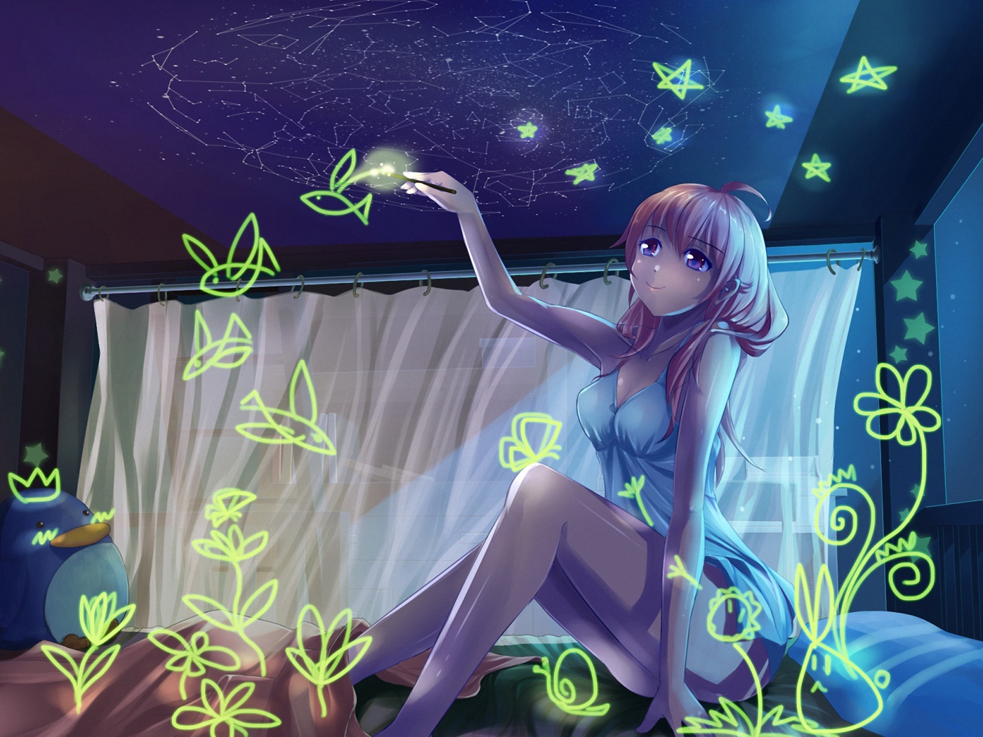 Мечтающая девочка