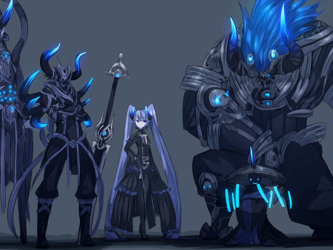 Монстры из Японской анимации