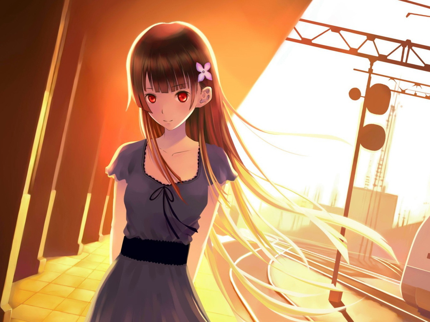 Девочка на вокзале