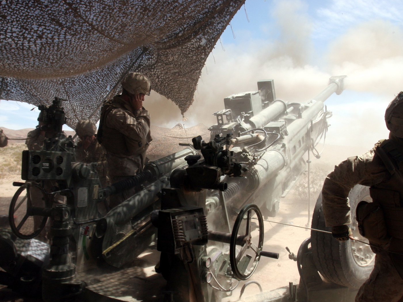 Стрельба из гаубицы