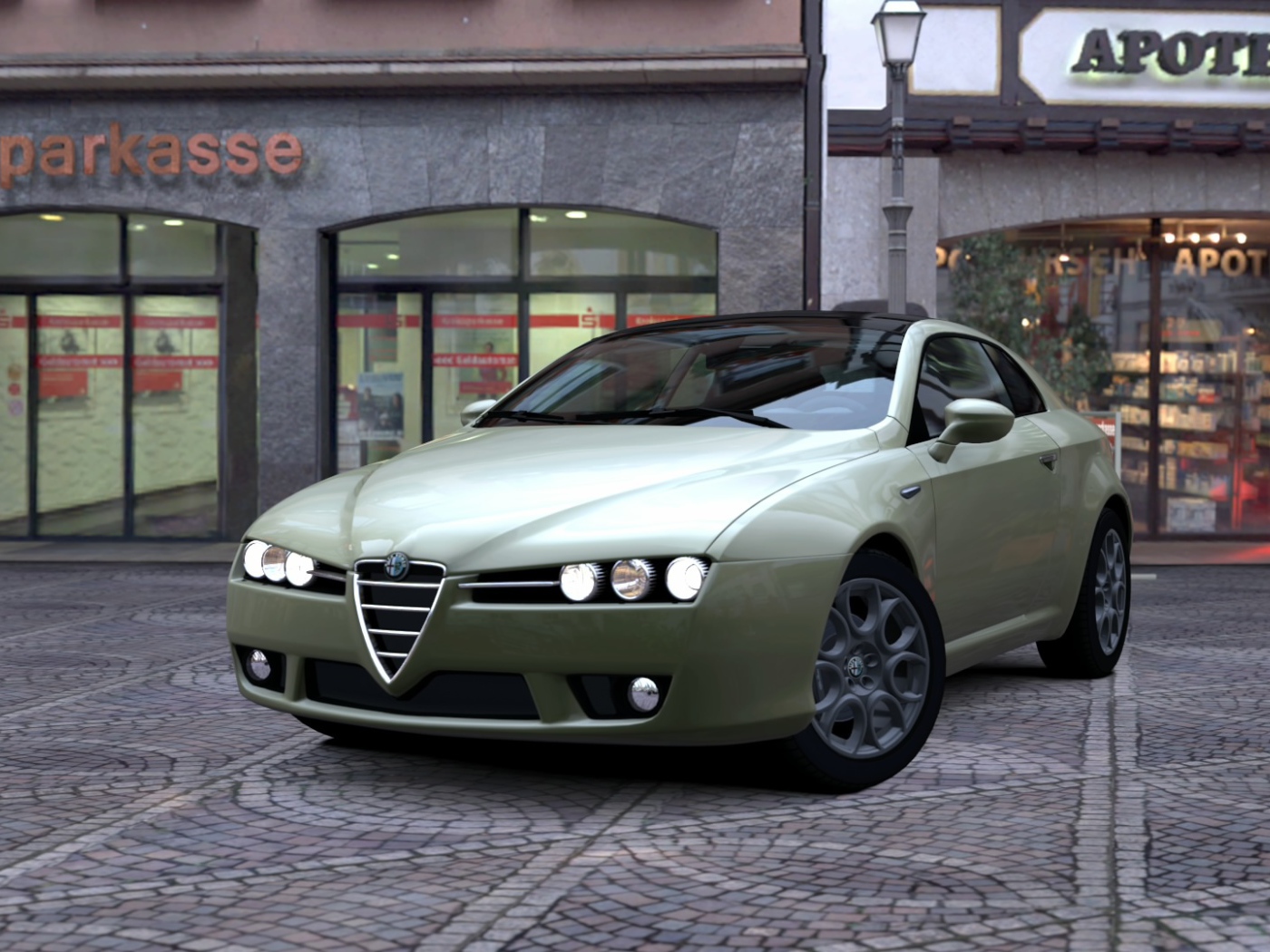 Design of the car Alfa Romeo 169 