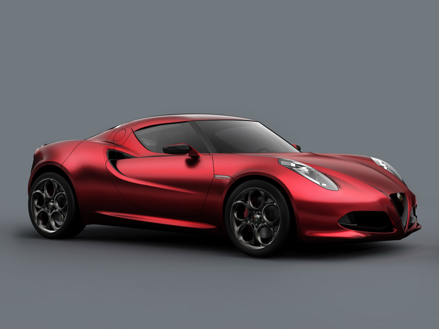 Красивый автомобиль Alfa Romeo 4c в Москве