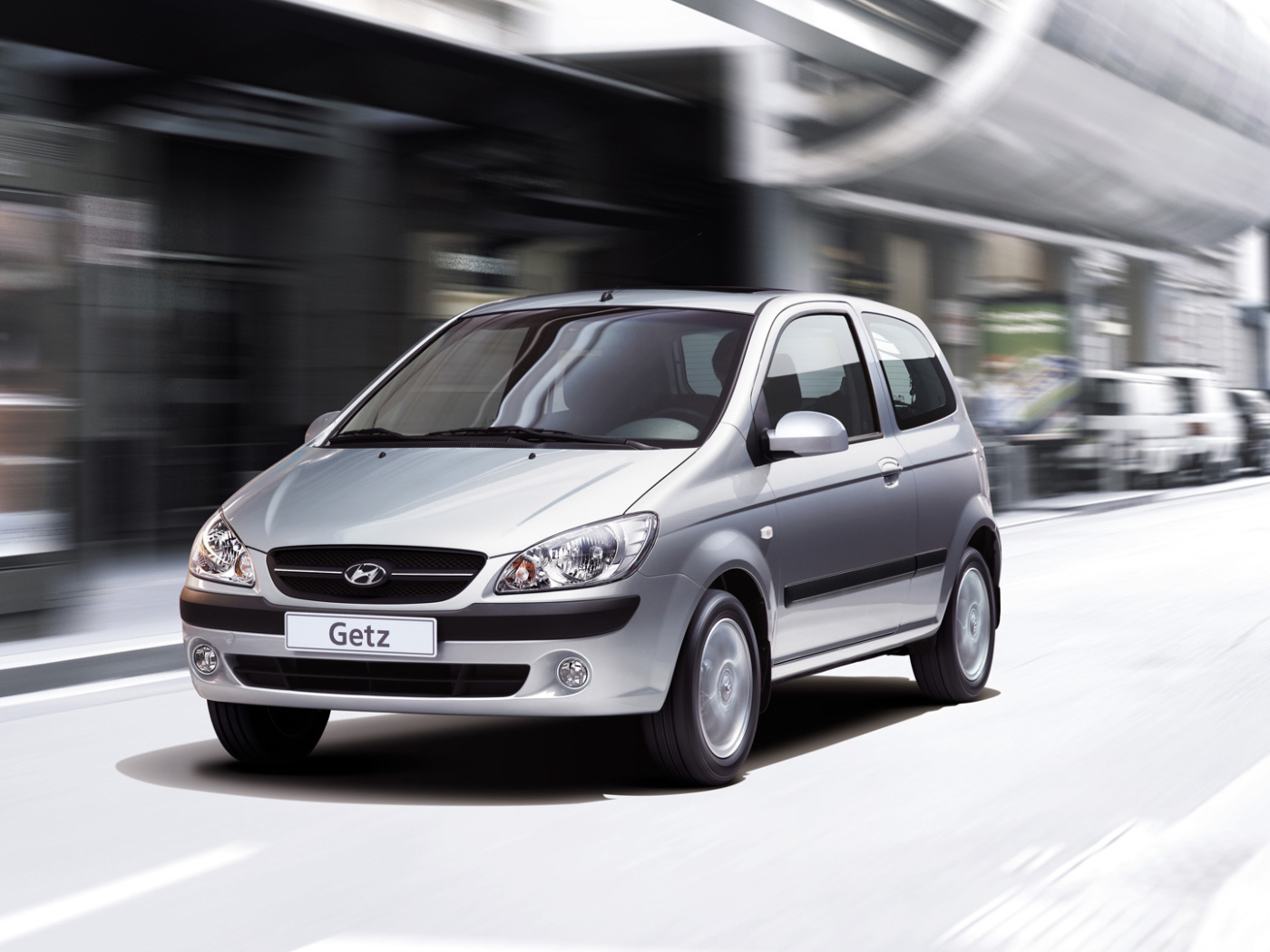 Красивый автомобиль Hyundai Getz в Москве
