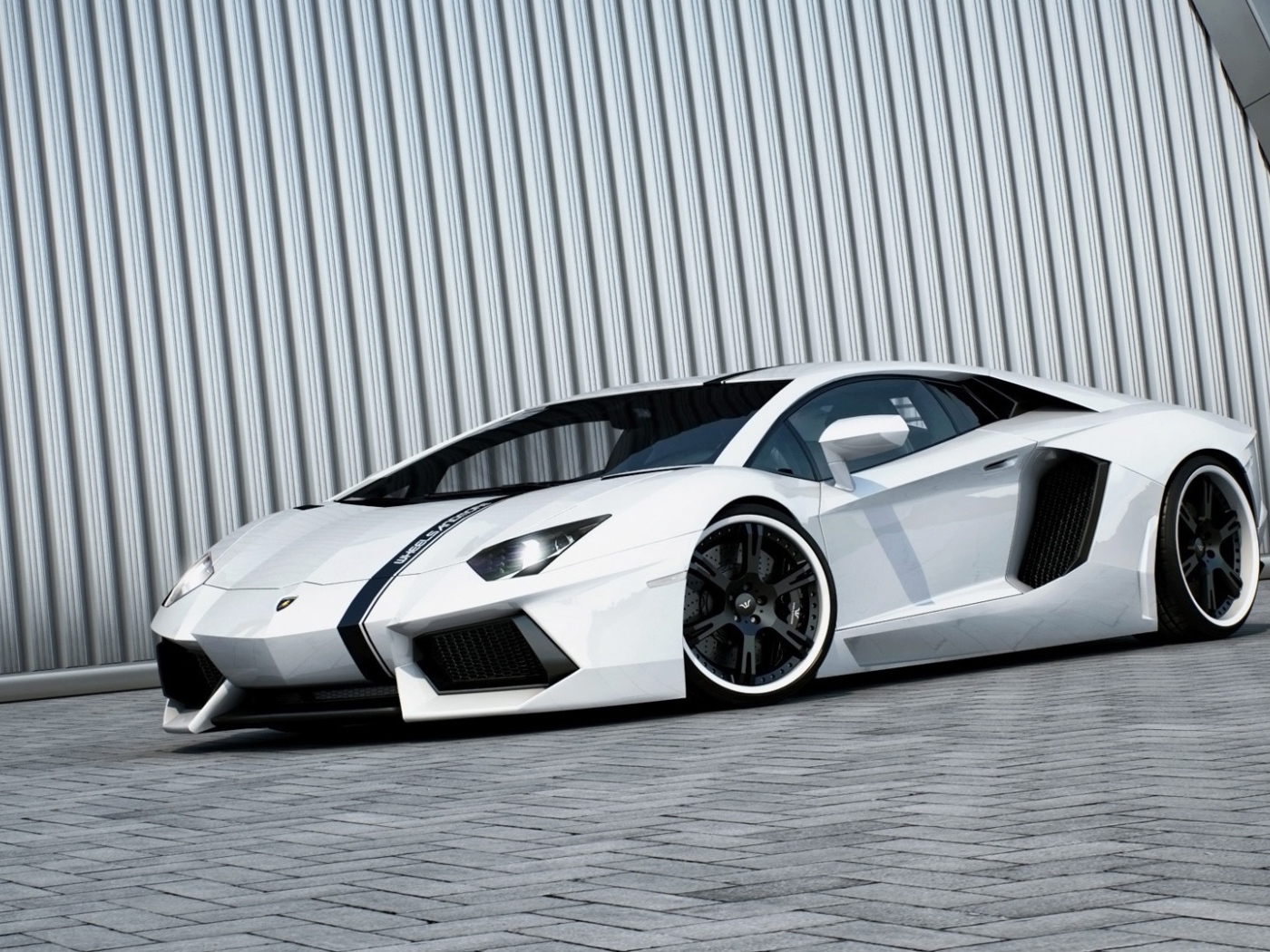 Красивый Lamborghini Aventador