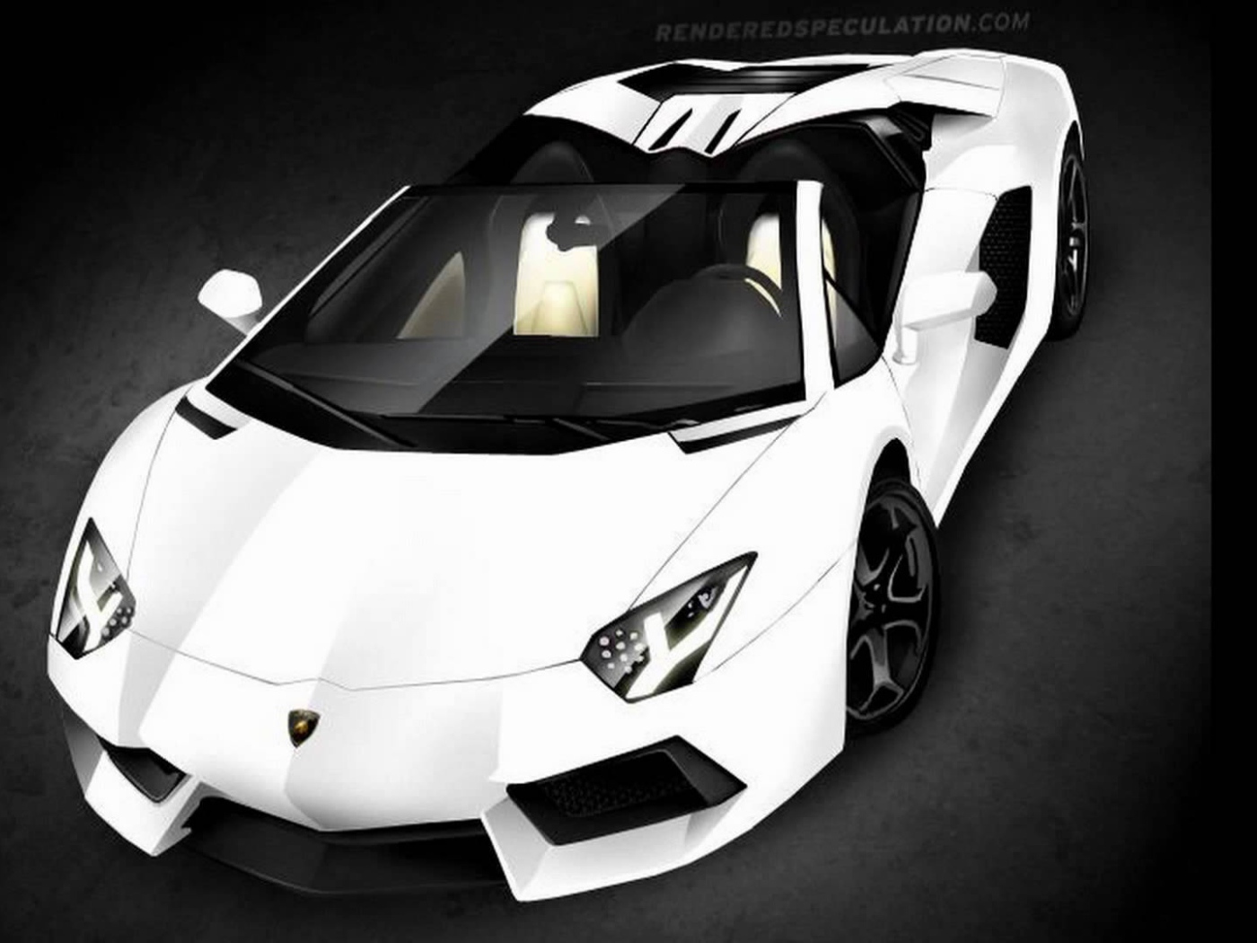 Красивый автомобиль Lamborghini Avendator 2014
