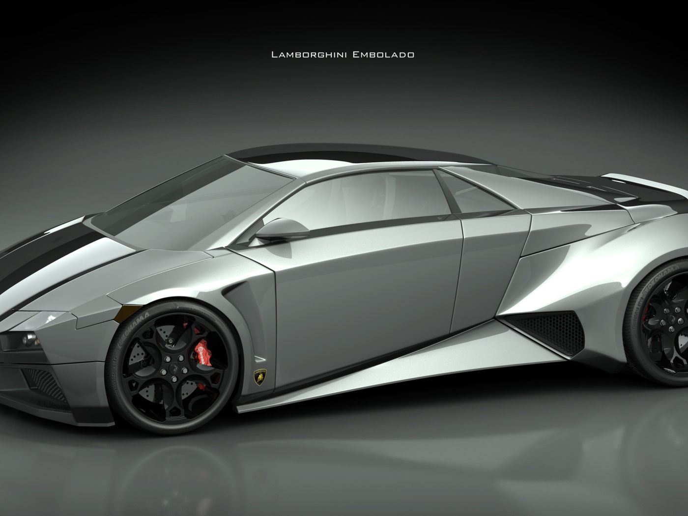 Автомобиль Lamborghini embolado