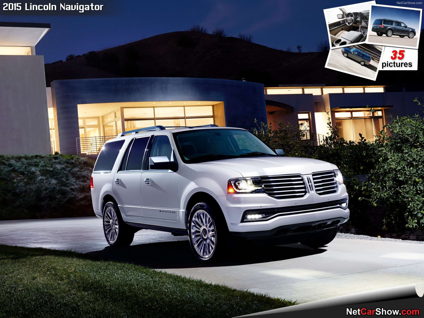 Красивый автомобиль Lincoln Navigator 2015