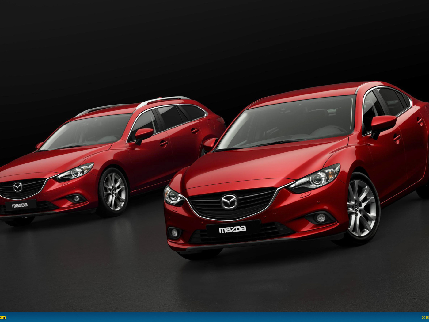 Красивый автомобиль Mazda 6
