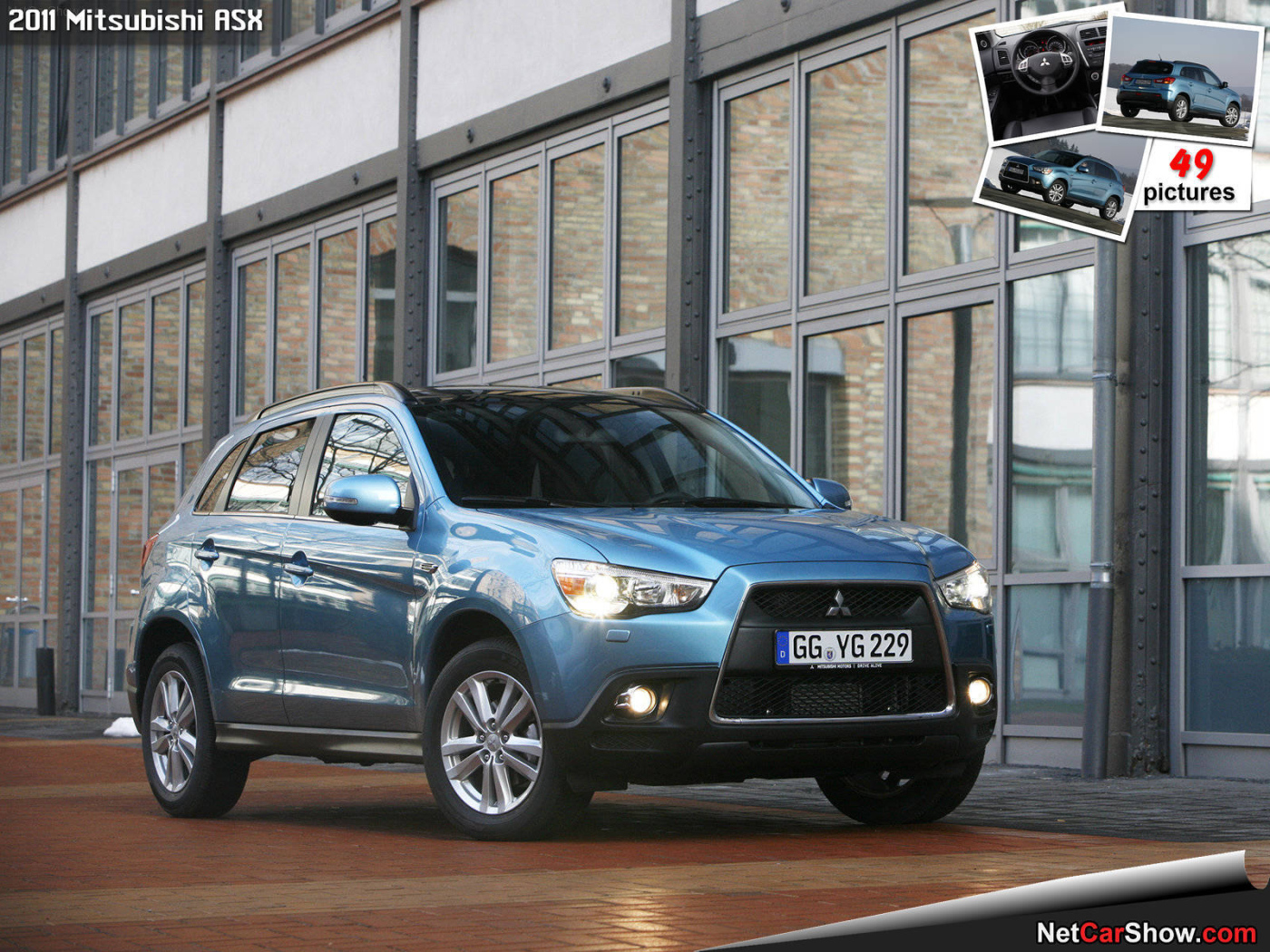 Красивый автомобиль Mitsubishi ASX в Москве