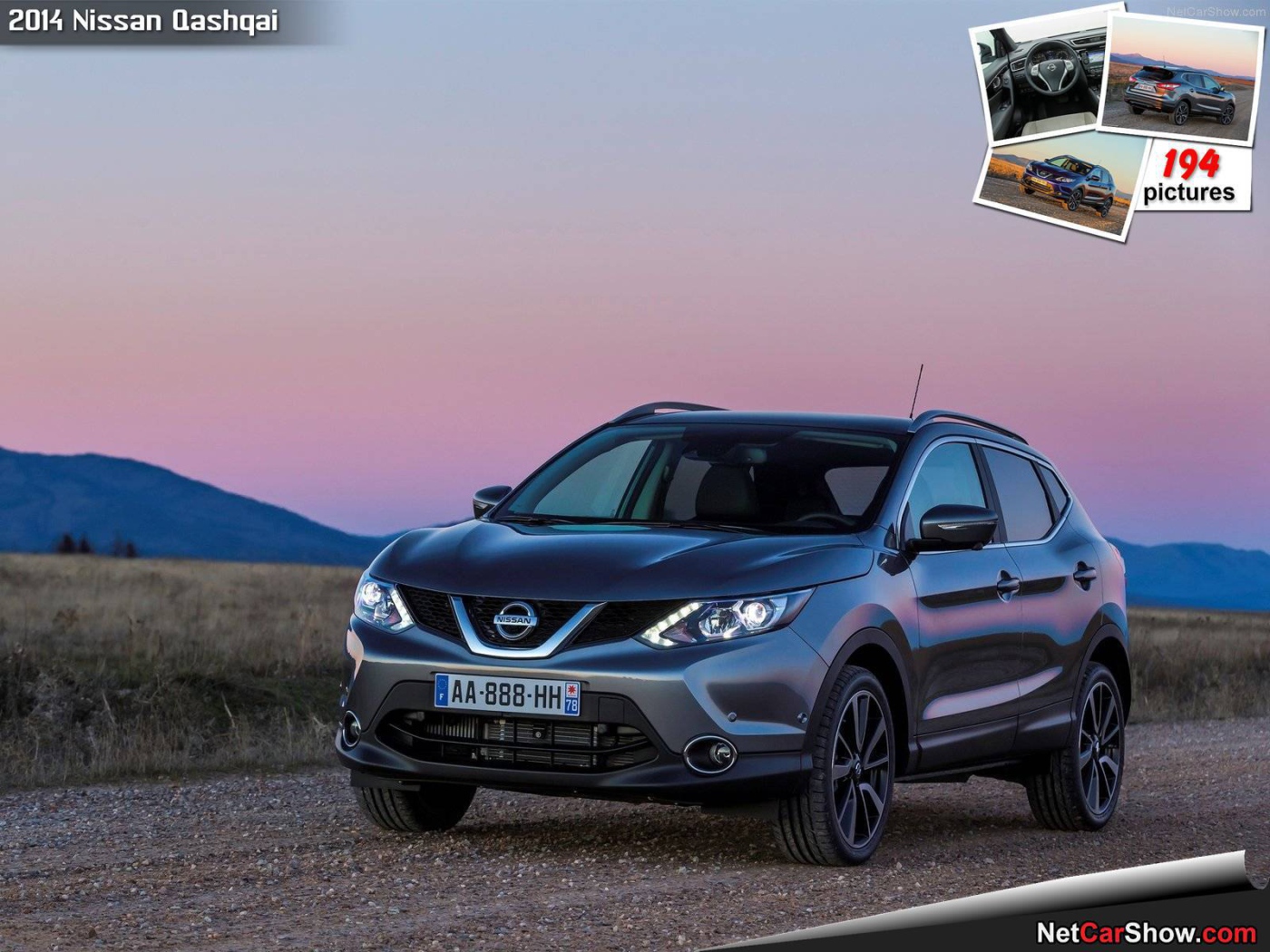 Красивый автомобиль Nissan Quashqai 2014 в Москве
