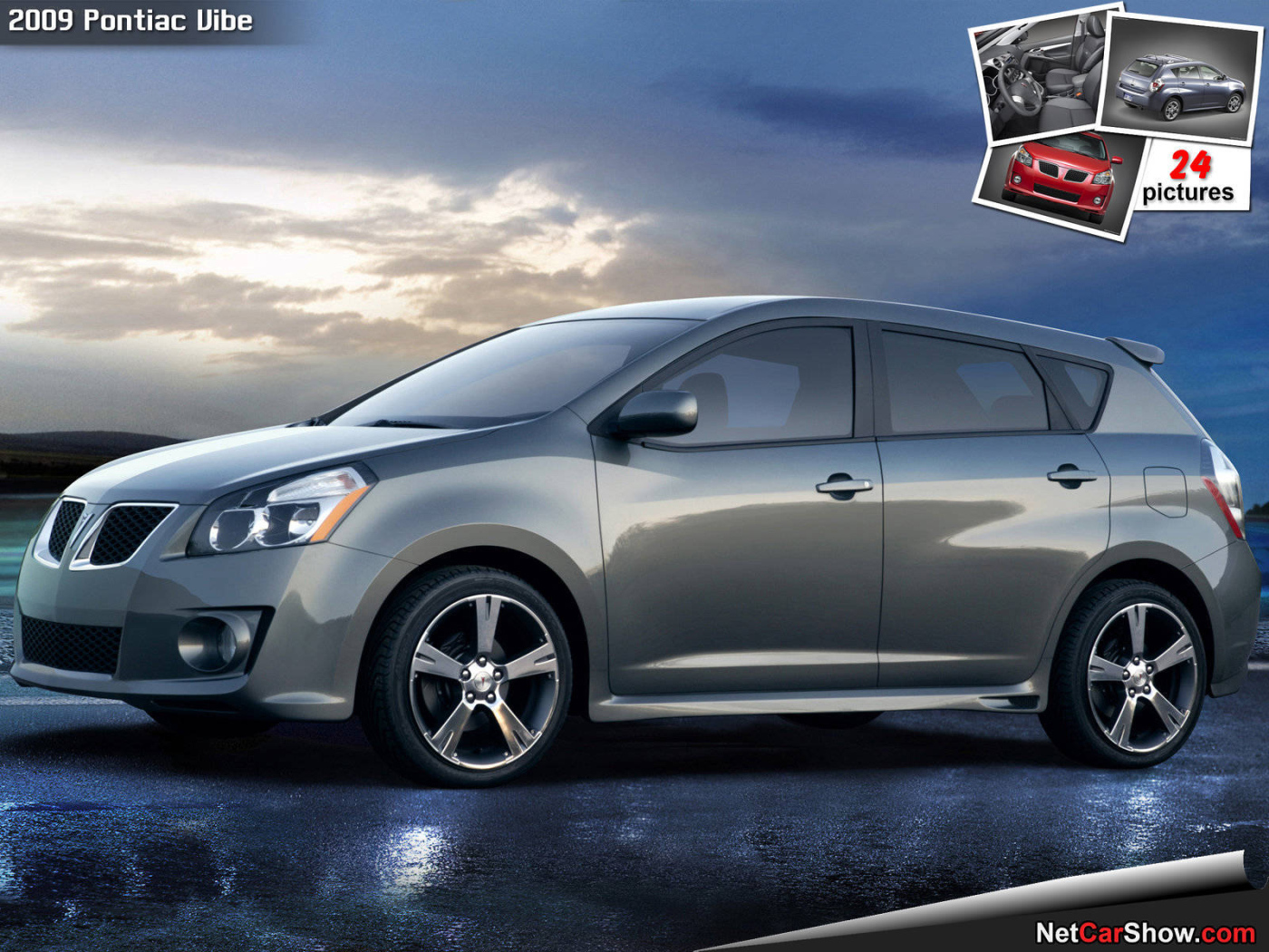 Красивый автомобиль Pontiac Vibe