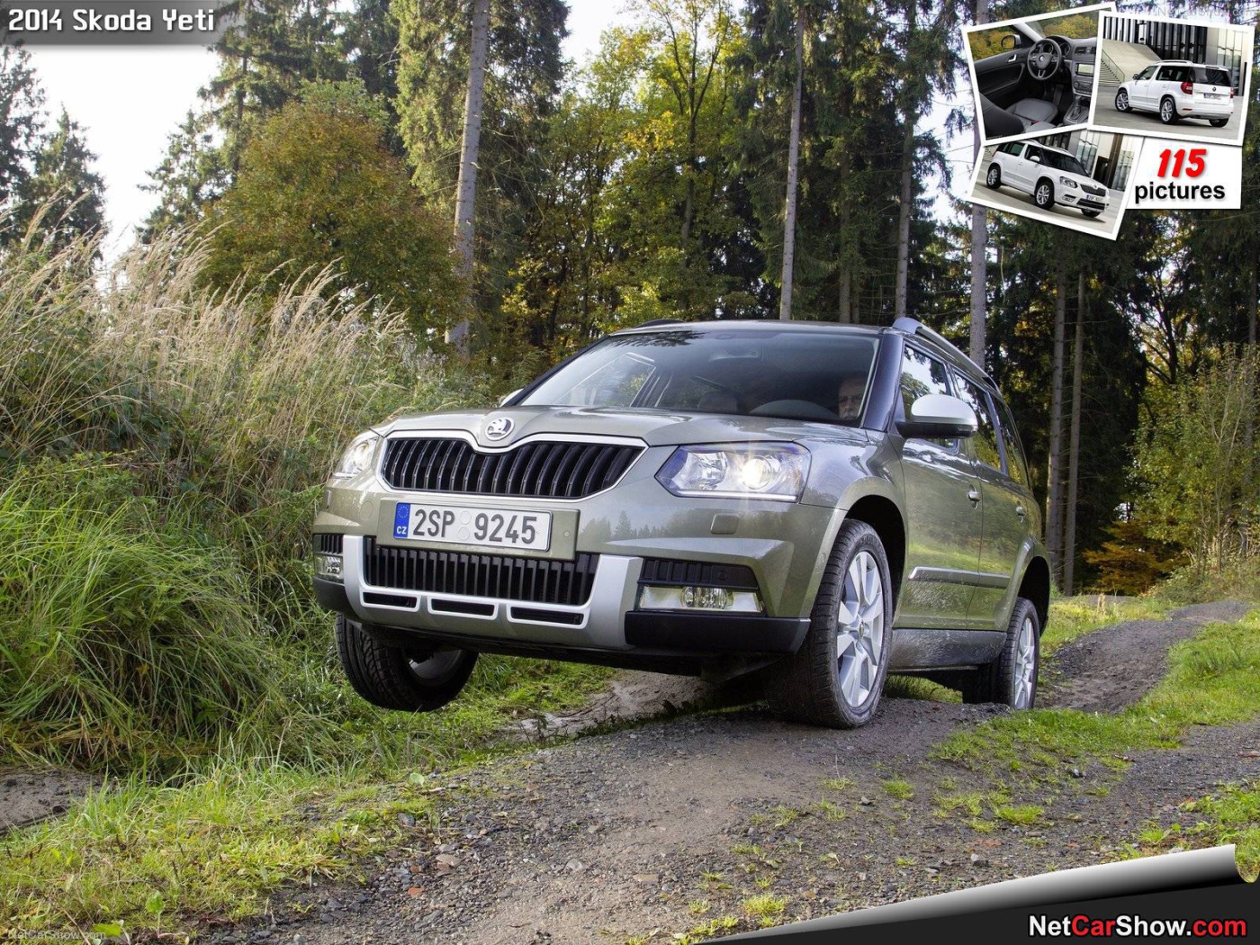 Красивый автомобиль Skoda Yeti 2014 в Москве