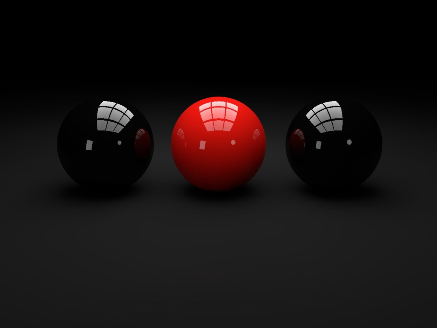 Бильярдные шары на черных обоях