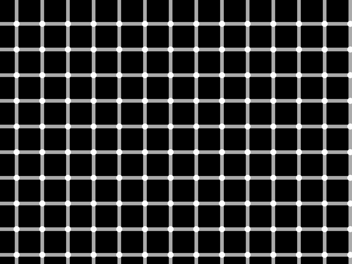 Оптическая иллюзия с решеткой