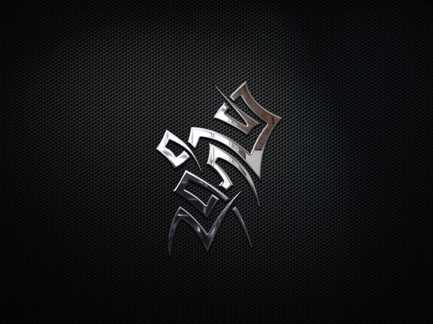 Надпись на черной текстуре