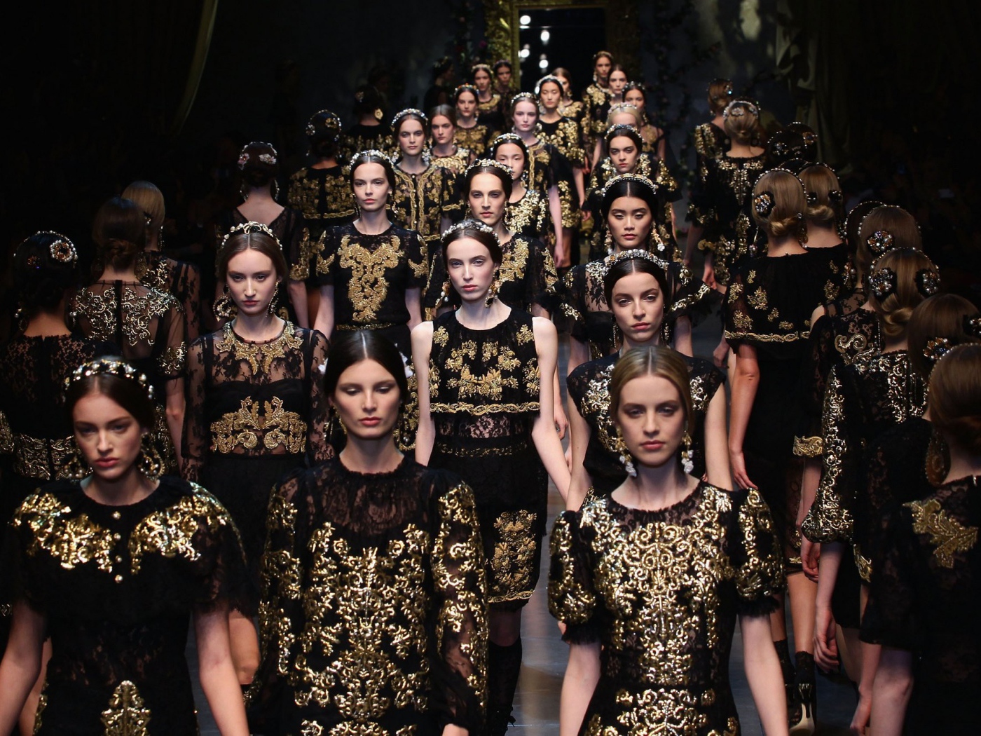 Показ мод от Dolce & Gabbana