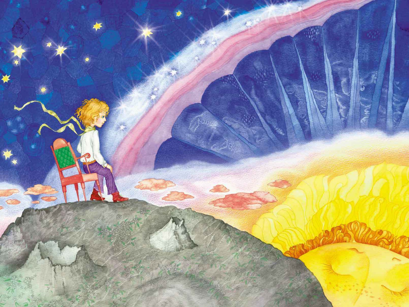 Рисунок с маленьким принцем