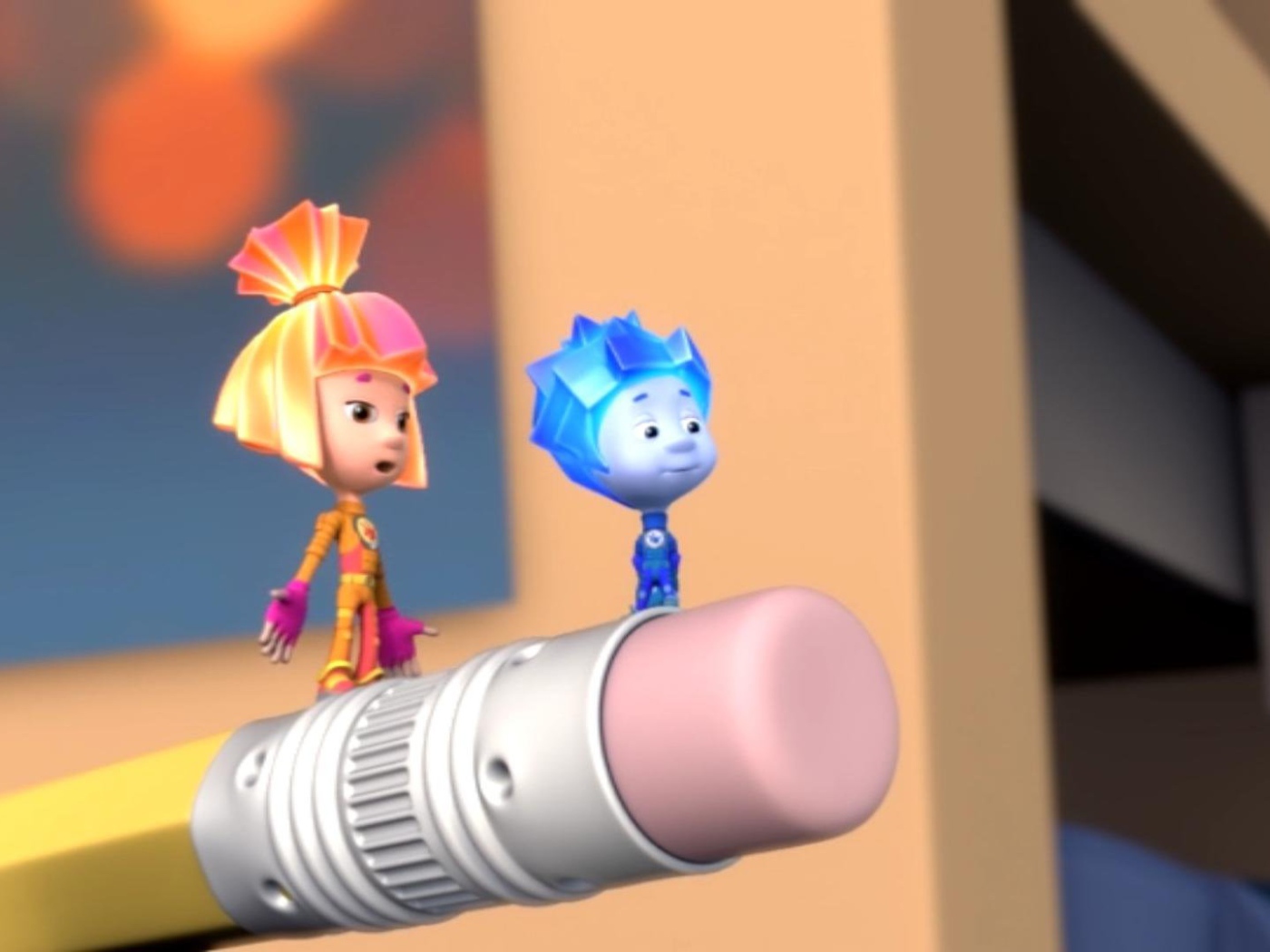 Фиксики на карандаше