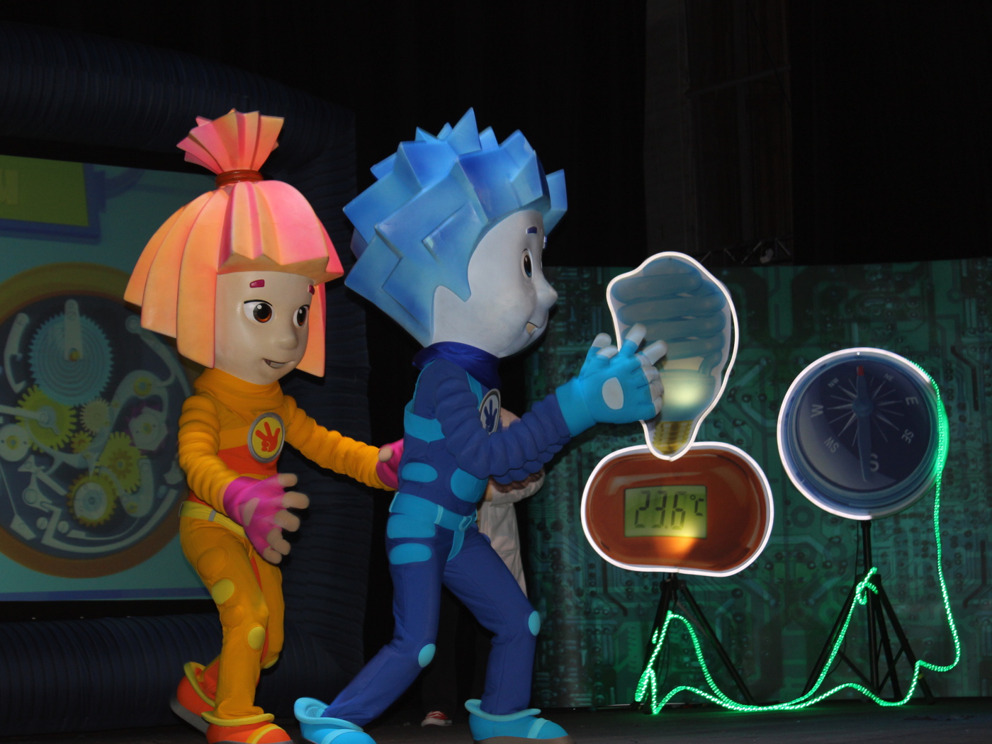 Фиксики измеряют температуру