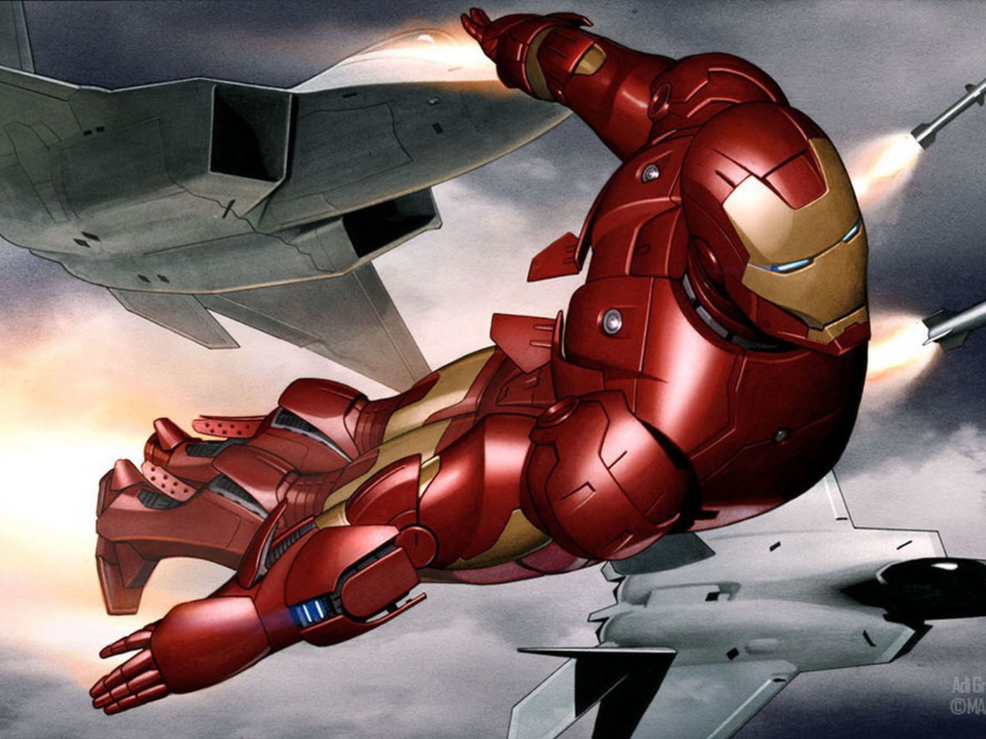 Железный человек в небе