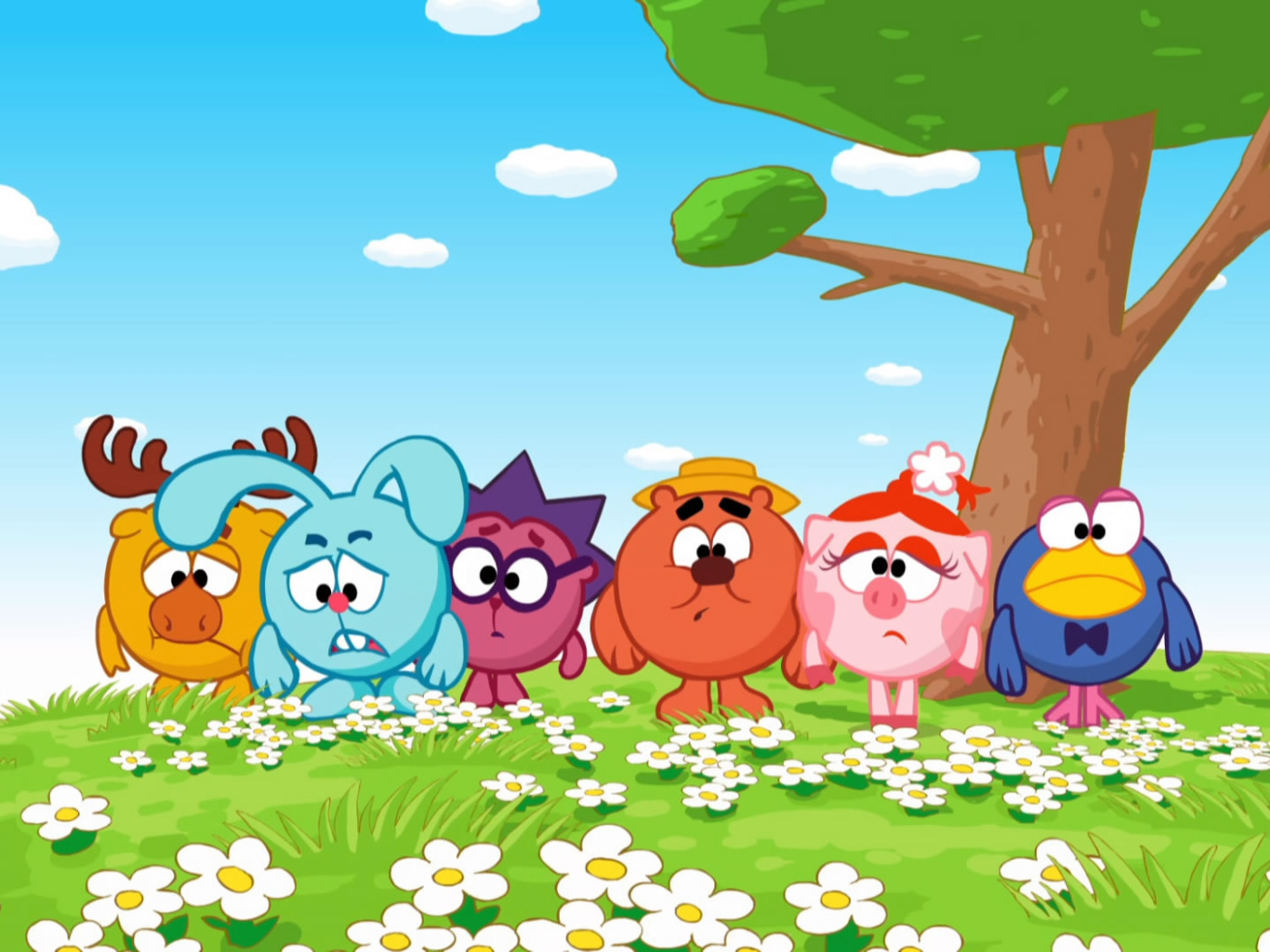 Грусть и печаль в мультфильме Смешарики