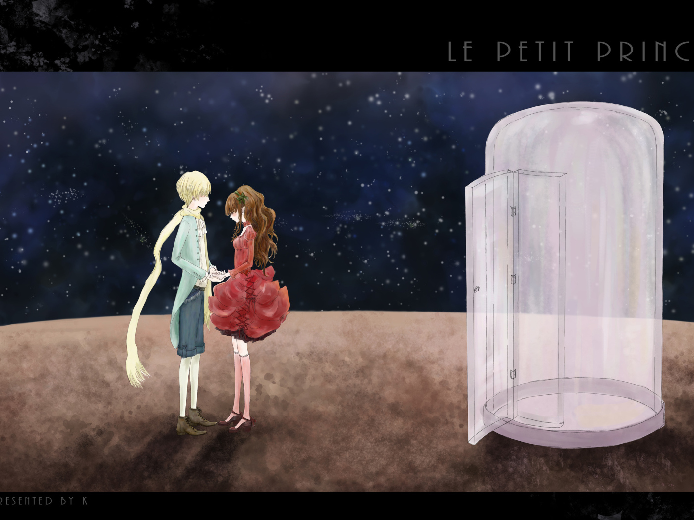 Маленький принц и роза