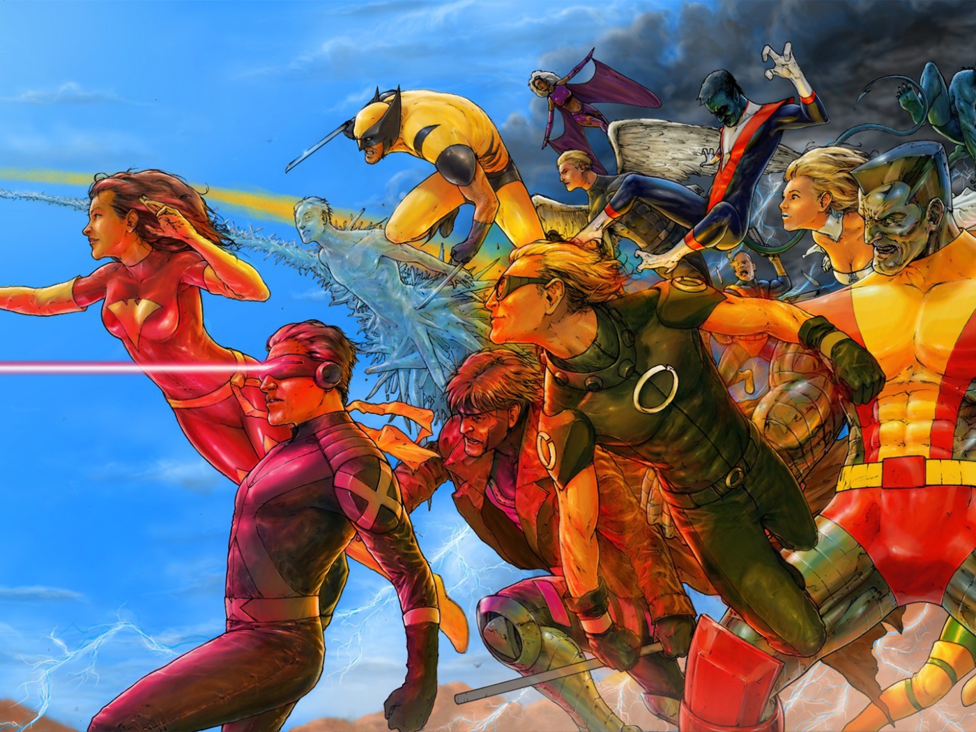 Супер герои идут к своей цели