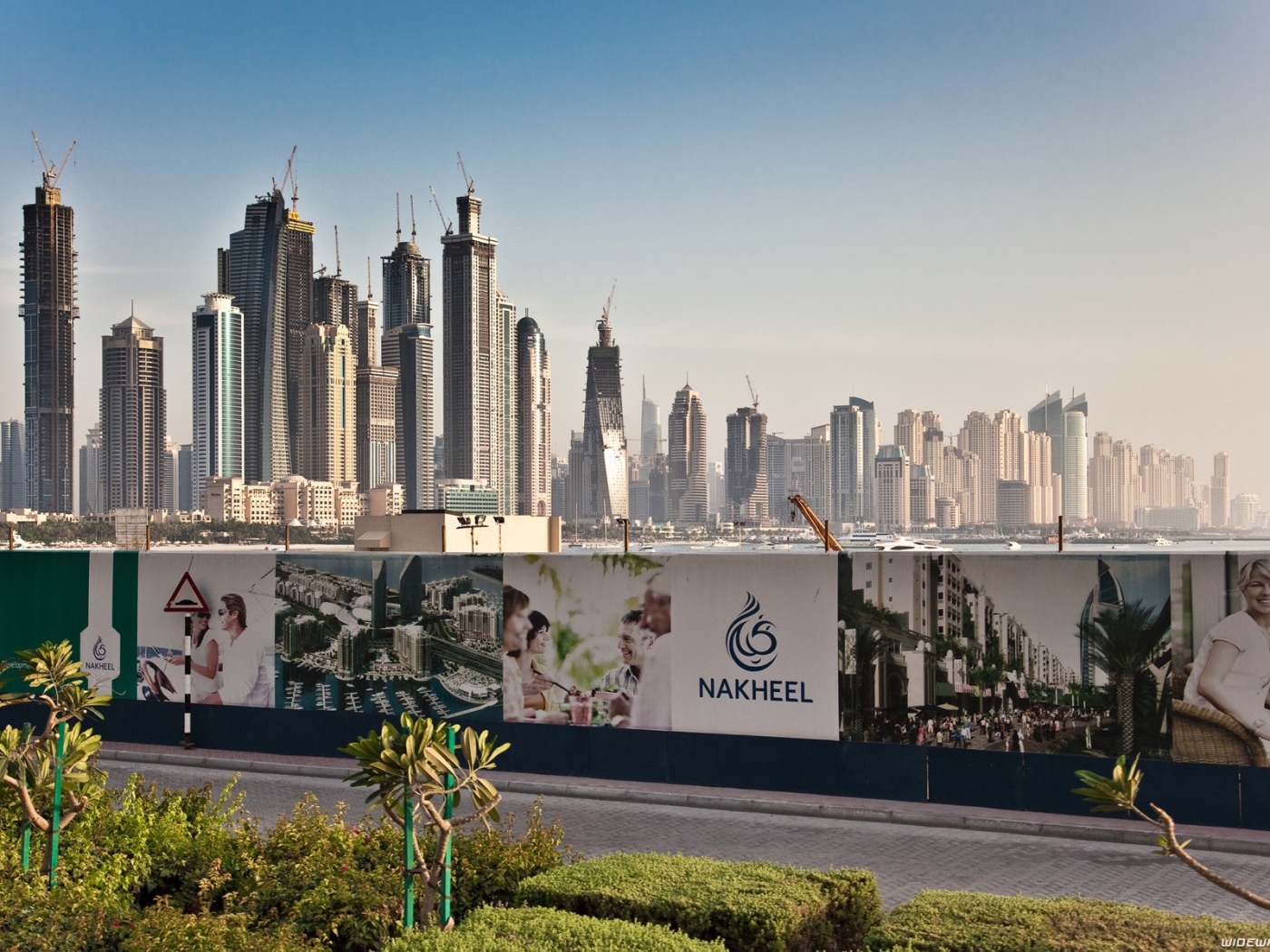 Строительство небоскребов в Дубае