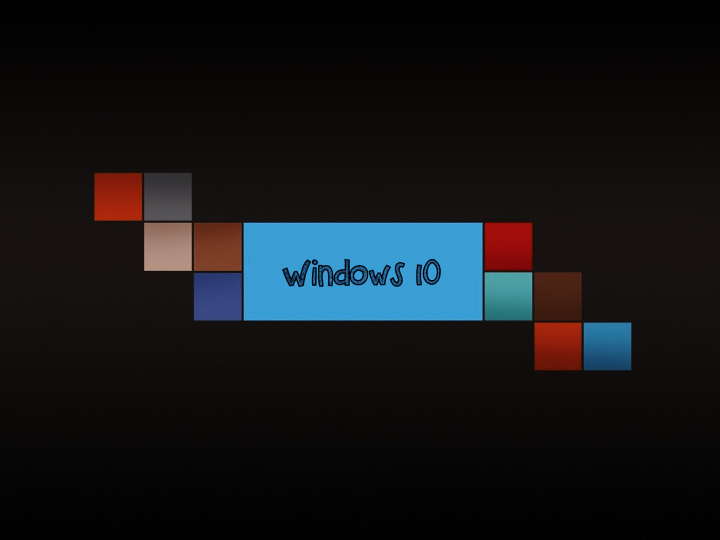 Забавный логотип Windows 10