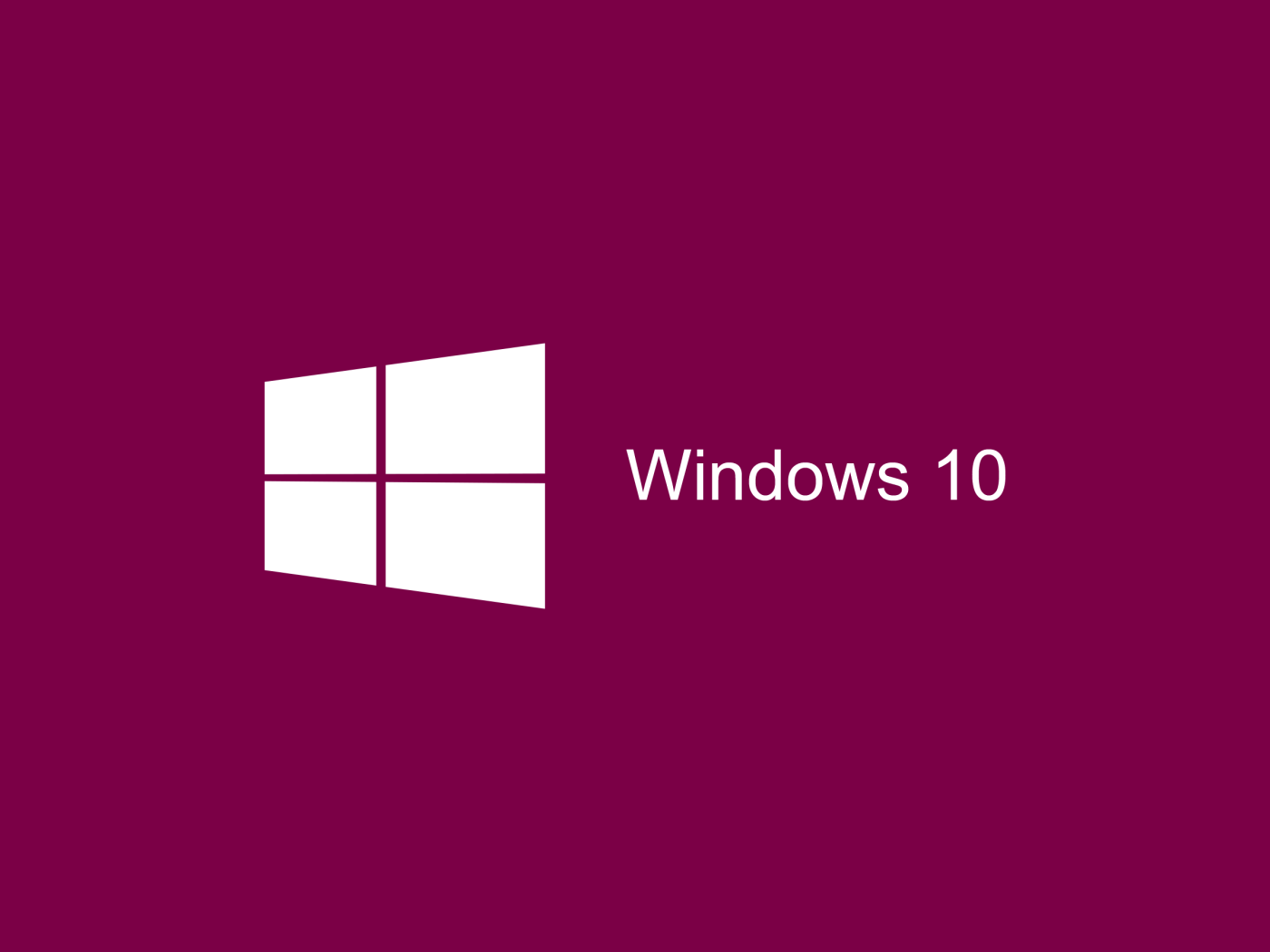 Сиреневый символ Windows 10