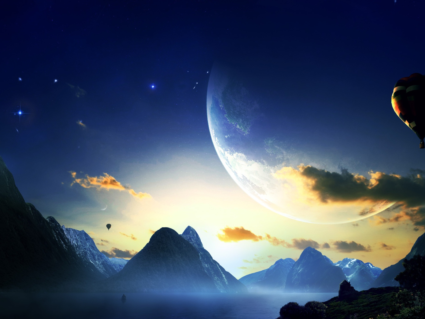 Полет воздушного шара