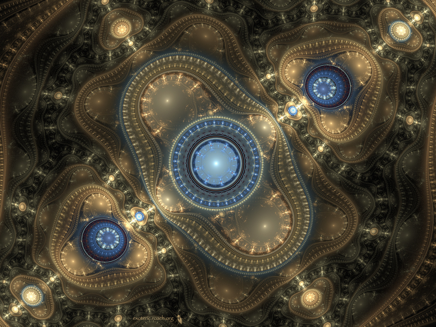 Яркие узоры стимпанк