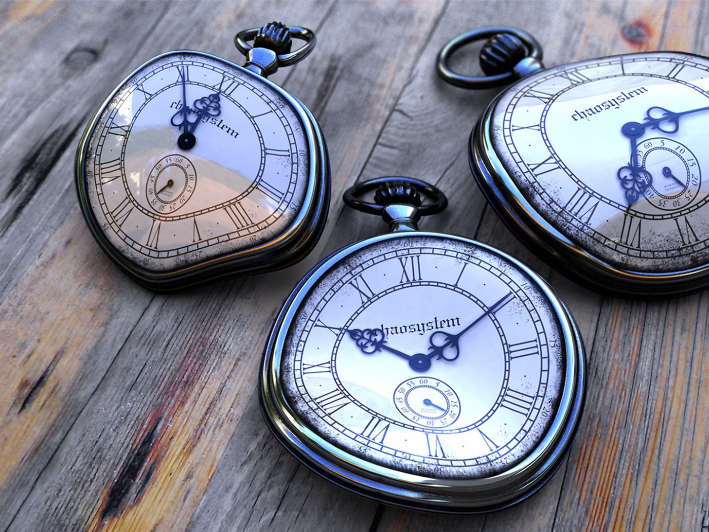 Изогнутые часы