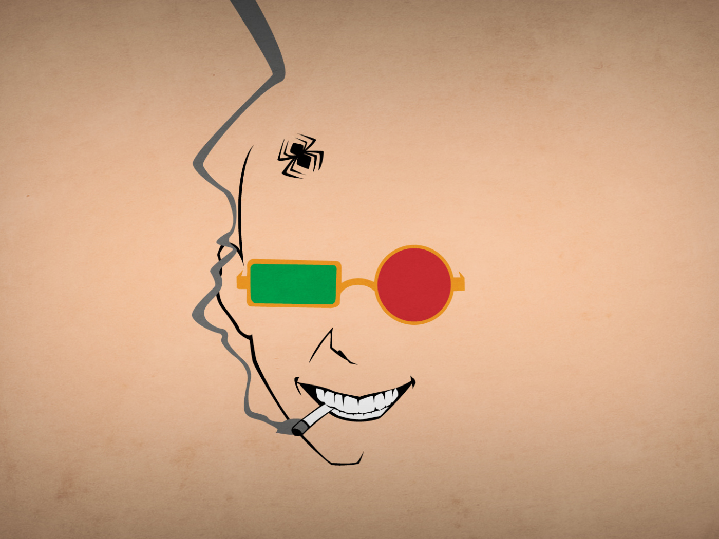 Лицо в очках