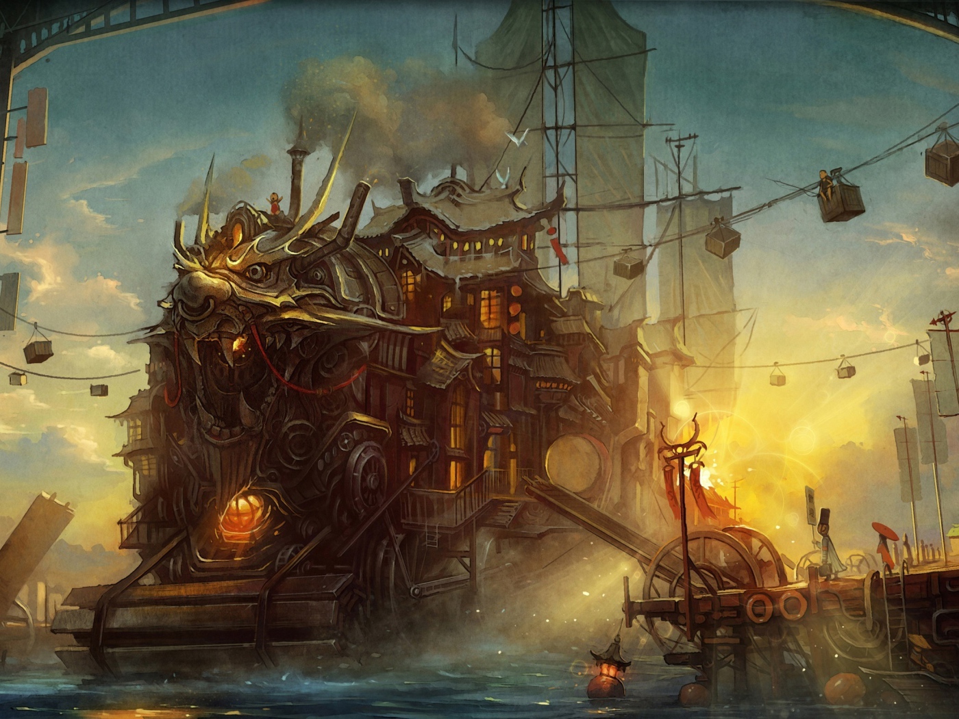 Техно монстр стимпанк