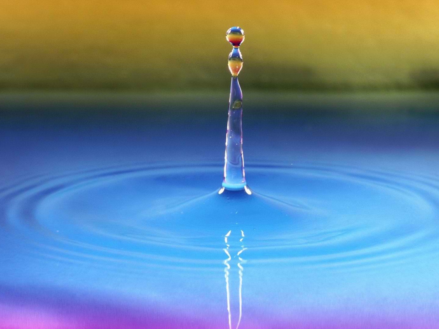 Падение капли в воду