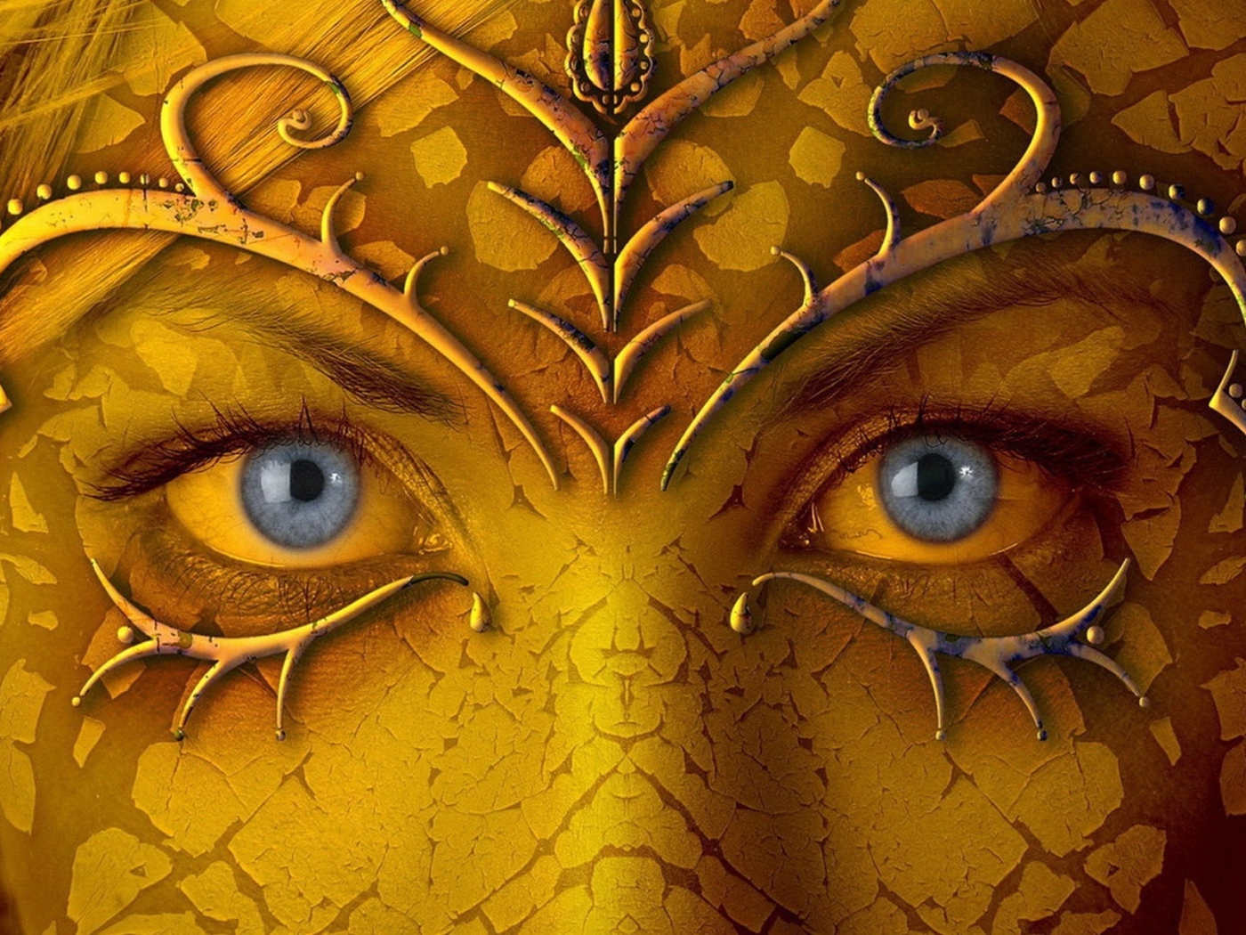 Разрисованное лицо