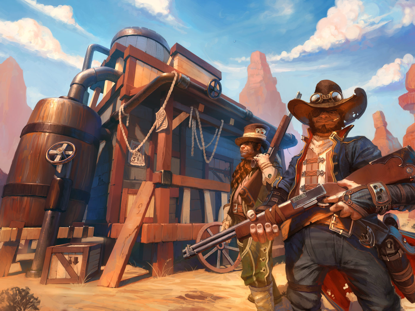 Бандиты на диком западе