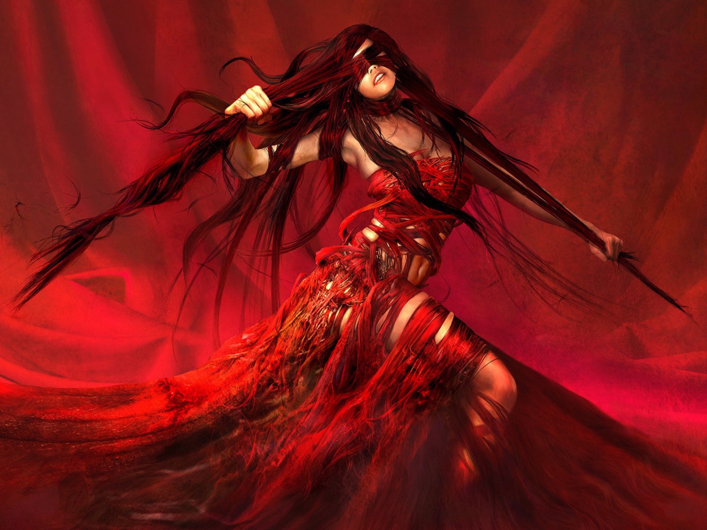 Женщина в движении