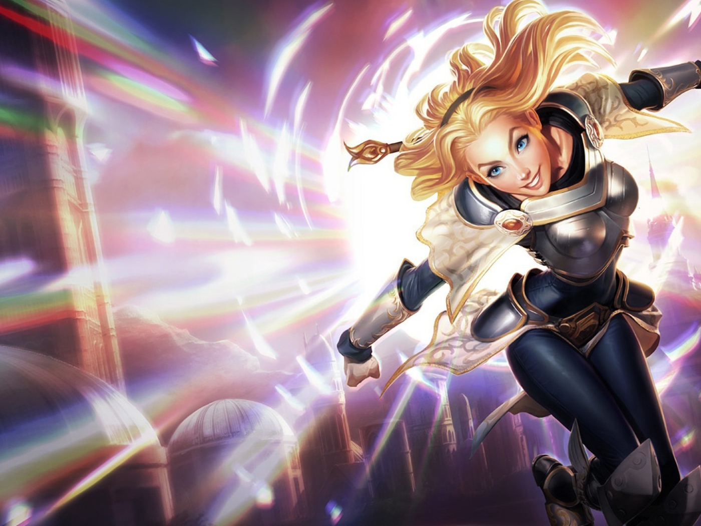 Блондинка в доспехах